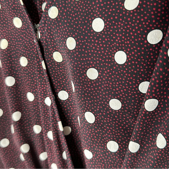 Vernoica Beard Size 2‎ Silk Lou Lou Ruched Flounce Mini Dress Quiet Luxury Clean - Picture 9 of 15